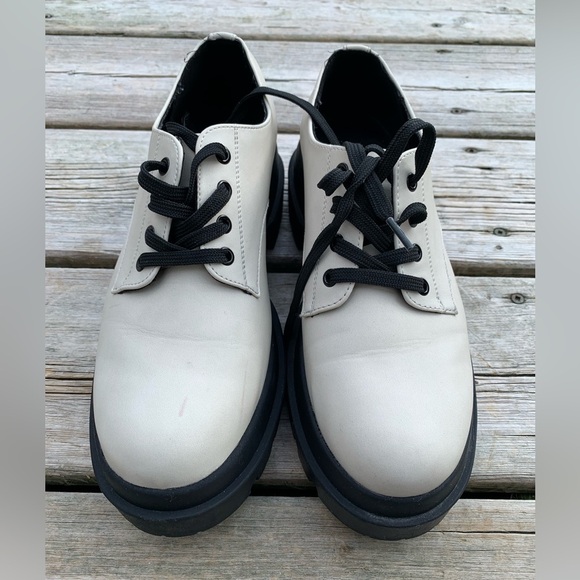 Call It Spring Vegan Sustainable B.E.D Foam Platform Oxford Shoes Size 8 - Picture 8 of 11